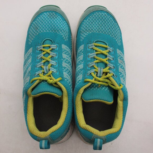 Biofit Orthofeet 986 Women's 10 D Wide Blue Yellow Orthopedic Walking Shoes - Picture 9 of 11